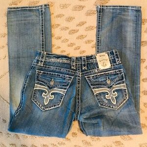 Men’s Rock Revival jeans 32/34 relaxed bootcut